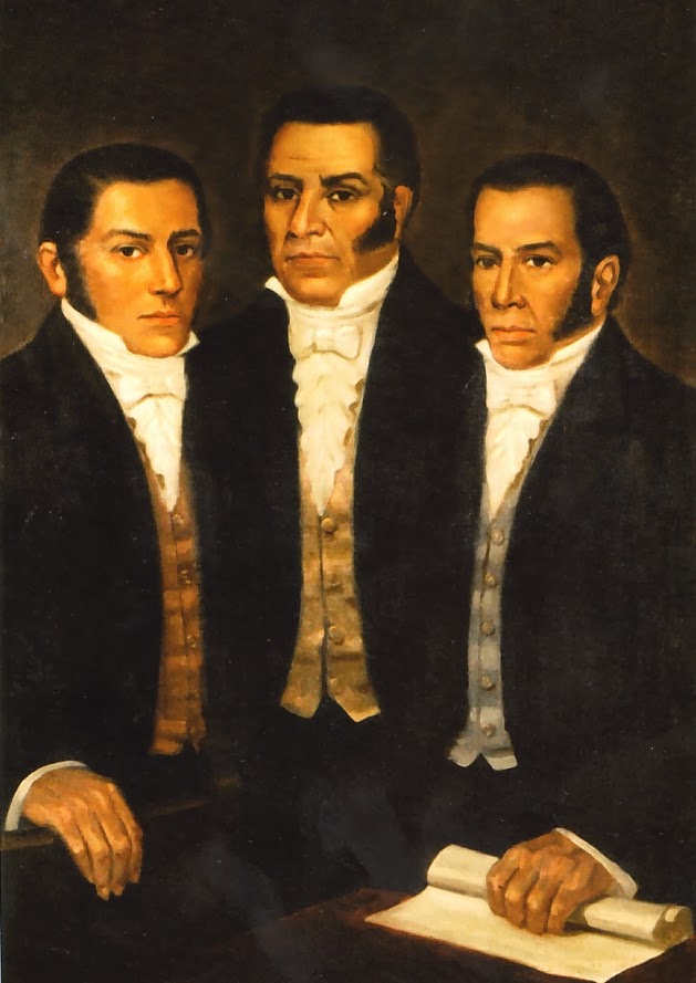 Los hermanos José, Vicente y Mariano Angulo, líderes de la revolución del Cuzco de 1814.